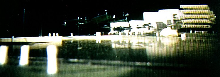 Vue macroscopique de la maquette au 1/500ème - Regard depuis la Promenade de la Rabine sur la rive Est.