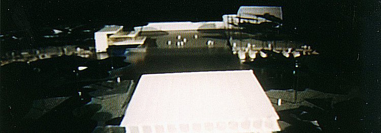 Vue macroscopique de la maquette au 1/500ème - Depuis les bureaux sur le port