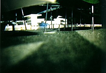 Vue macroscopique de la maquette au 1/500�me - Regard depuis la rue des Capucines sur la rive ouest.