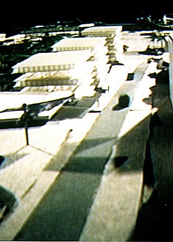 Vue macroscopique de la maquette au 1/500ème - Depuis le Grand Séminaire