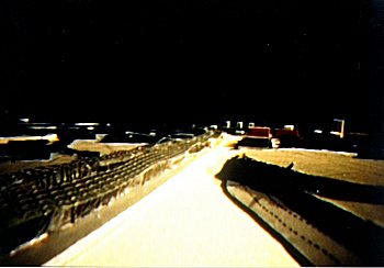 Vue macroscopique de la maquette au 1/2000�me - Depuis le Pont de K�rino sur la promenade de la Rabine.