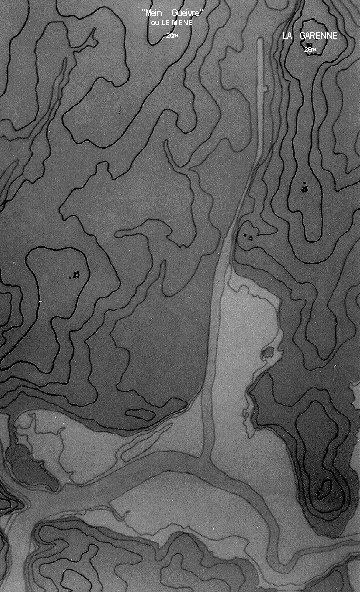 Photo :  Maquette - plan topographique