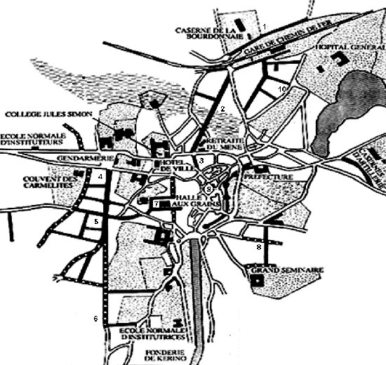 Voies nouvelles et extension de 1860 � 1910.