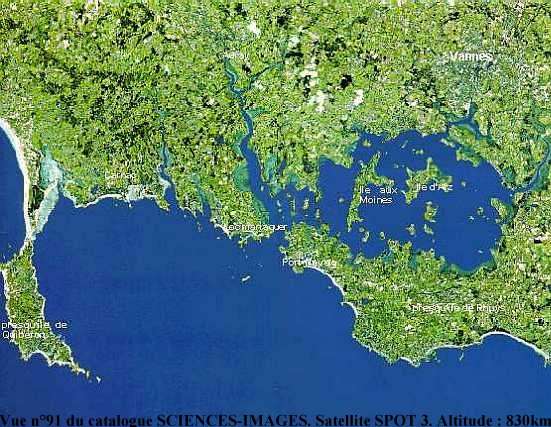 Vue n°91 du catalogue SCIENCES-IMAGES. Satellite SPOT 3. Altitude : 830km