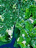Zoom de la vue n�91 du catalogue SCIENCES-IMAGES. Satellite SPOT 3. Altitude : 830km