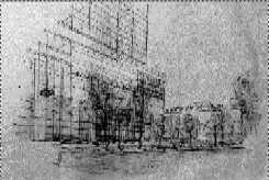 Croquis : Vue depuis le Mail