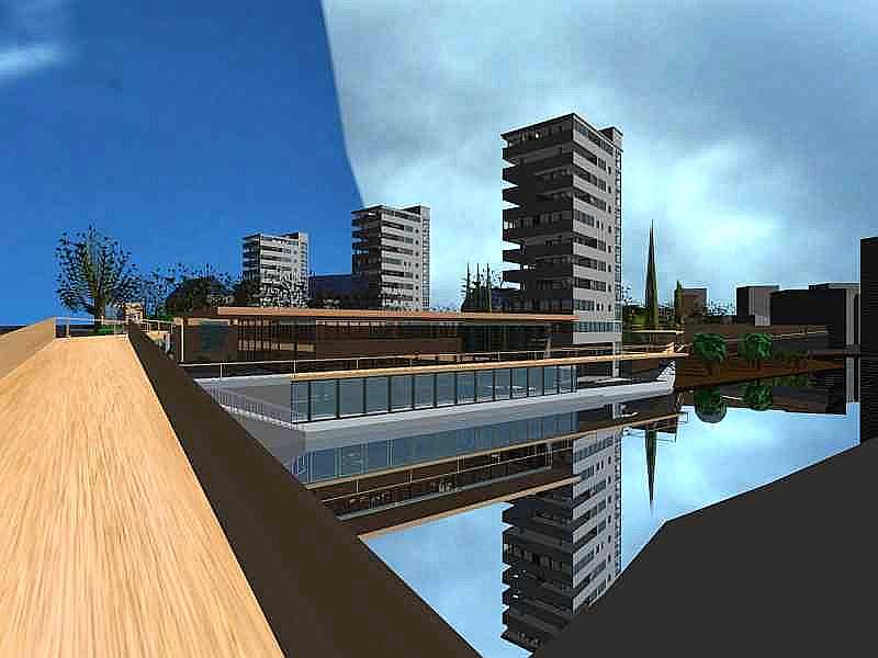 Image de synth�se : Entr�e sud par la route de St Brieuc